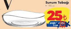 LAV SUNUM TABAĞI 195 CC fiyat ve kampanya bilgisi